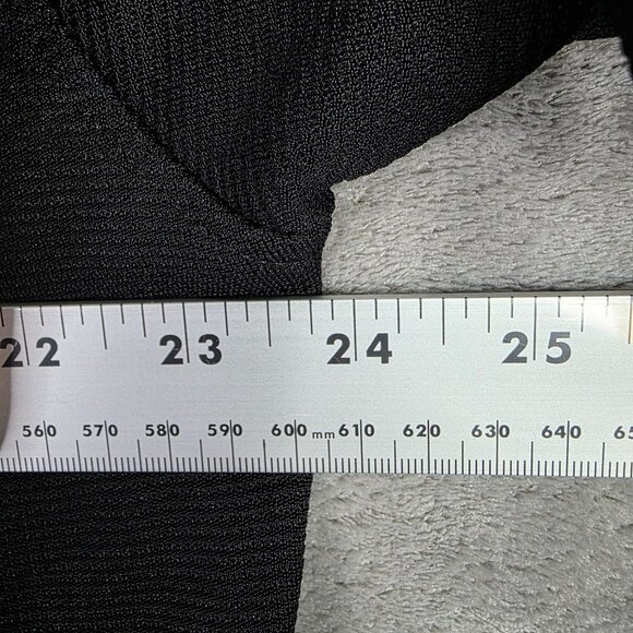 Mens George Black T Shirt Short Sleeve Crew Neck Rayon Polyester Blend Size XL - Picture 5 of 7